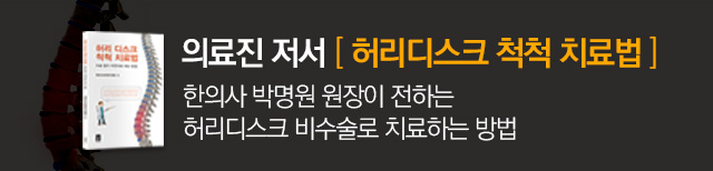 허리디스크 척척 치료법